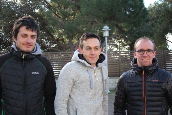 Le staff : Simon Gosselin, Christian Milesi et Vincent Terrier (de gauche à (...)
